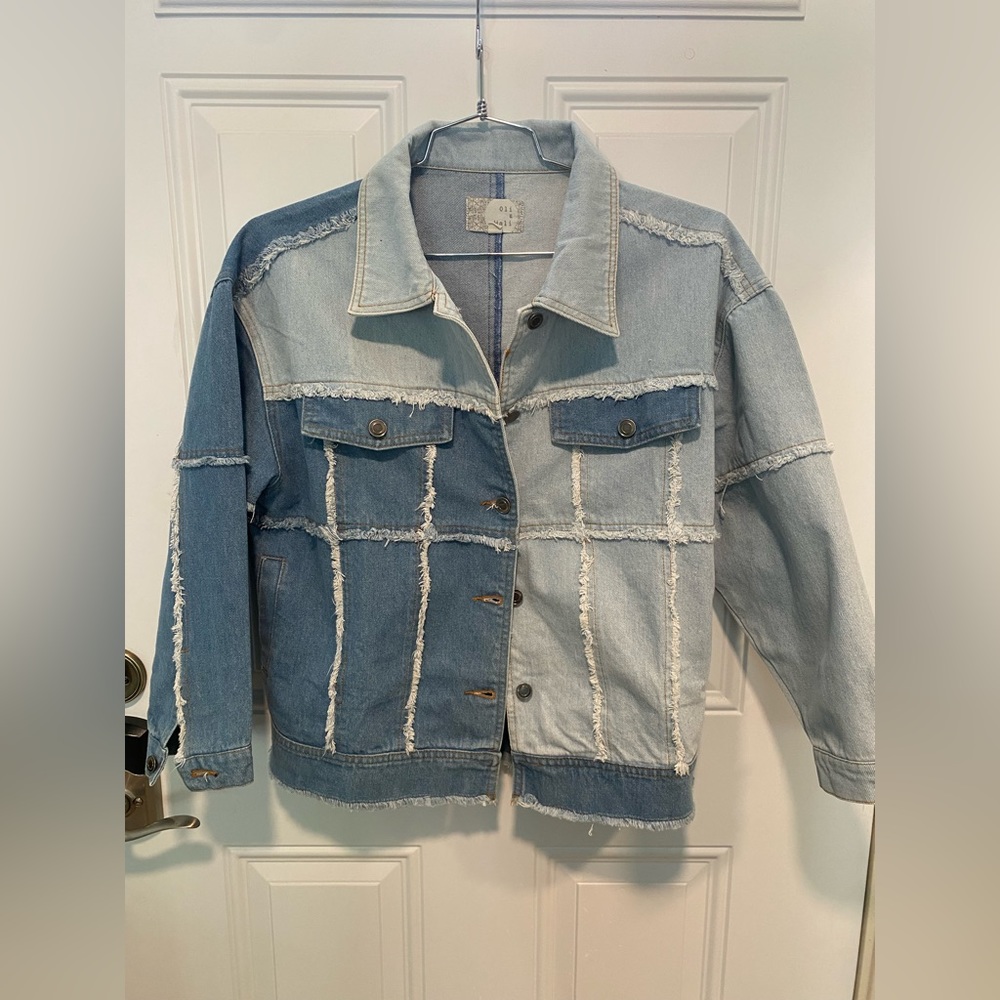 Patchwork Jean Jacket - image 6